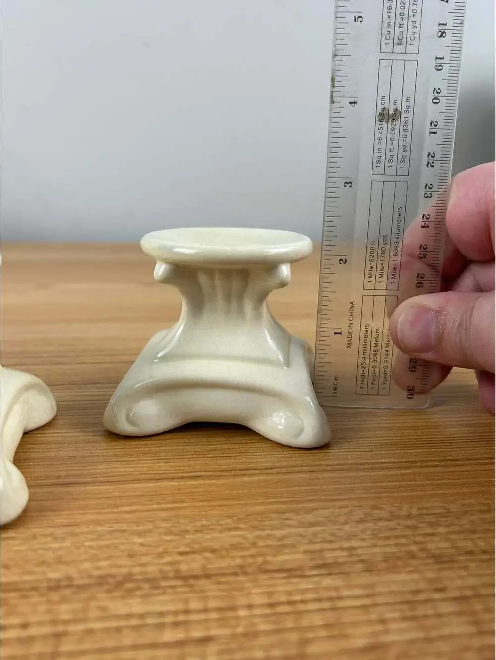 Cowan Art Pottery Art Deco Candle Holder PAIR 2 3/4